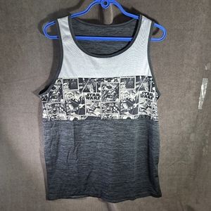 Star Wars Episode IV Movie Storyline Comics Polyester Graphic Tank Top VG L